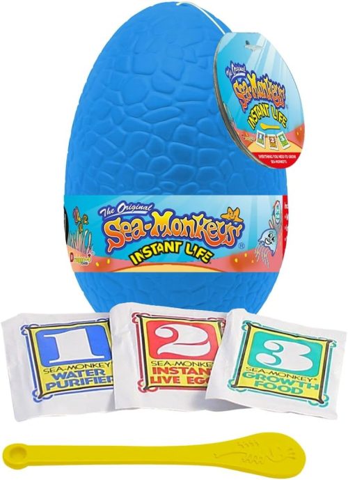 Sea-Monkeys? Egg Instant Life - World-s Only Instant Pets? - Assorted Colors - Ages 6+ (Pack of 1)