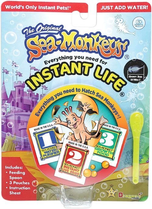 Sea-Monkeys? Instant Life - World-s Only Instant Pets? - Ages 6+ (Pack of 1)